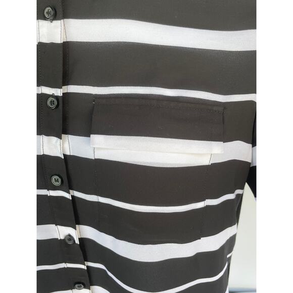INC INTERNATIONAL CONCEPTS, XL, BLK WITH WHITE STRIPED TOP - Picture 5 of 7